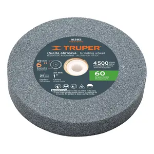 Master con 24 unità ruota abrasiva per smeriglio 6 'x 25mm, ossido di alluminio, grana 60 - Product Image 1