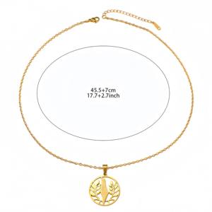 Ожерелье женское с кулоном из нержавеющей стали - Product Image 6