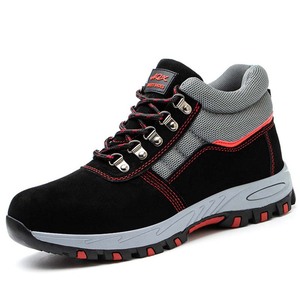 Vente chaude chaussures de sécurité de construction <span class=keywords><strong>bleues</strong></span> <span class=keywords><strong>bottes</strong></span> de travail de soudage antidérapantes à bout en acier pour le printemps, l'hiver et l'été - Product Image 5