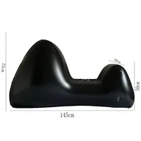 Fauteuil BDSM érotique, Chaise Concubine, Chaise Cheval, Chaise Chevalier, Canapé gonflable pour positions sexuelles avec coussin d'air Lootee LQ-SF001