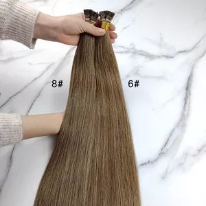 100% Remy naturale lisci <span class=keywords><strong>capelli</strong></span> brasiliani extension doppio disegnato in Vietnam ITIP I Tip cheratina grezza all'ingrosso - Product Image 5