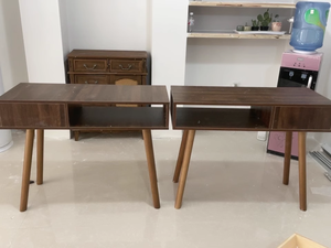 Top Selling Modern Retro Black Walnut Wood <b>Nail</b> Salon Furniture Portable <b>Nail</b> Desk <b>Table</b> Manicure <b>Table</b> - Product Image 2