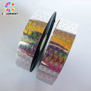 Numeri di Serie Incisi al Laser di Alta Qualità, Rotolo Personalizzato, Adesivo Olografico Originale Autentico con Stampa a Caldo - Product Image 1