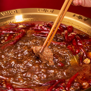 Authentische Sichuan Pflanzenöl Hotpot Basis Hochwertige würzige Geschmack Hot Pot Suppe Gewürz Großhandel verpackt Gewürz - Product Image 6