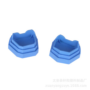 Dental <b>Plaster</b> Base With Feet Oral Model Base Impression Tooth Base 6 Pieces Per <b>Set</b> For Dental Lab Use - Product Image 5