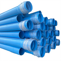 Tuyau en PVC de grand diamètre pour l'irrigation agricole et le drainage, prix du tuyau en plastique pour l'eau