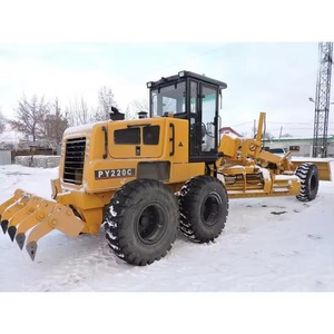Niveleuse de chantier de marque réputée PY220C 220HP avec moteur Cummins, lame avant et ripper arrière, faible coût d'entretien - Product Image 5