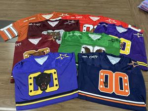 FQ Wholesale Streetwear T-shirt de football américain tendance personnalisé en maille, coupe ample Y2k, manches courtes, maillot de football américain sport - Product Image 4