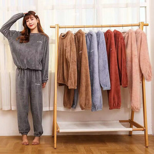 3 dollari modello RCK001 da <span class=keywords><strong>donna</strong></span> morbidi morbidi <span class=keywords><strong>pantaloni</strong></span> in <span class=keywords><strong>pile</strong></span> ampio <span class=keywords><strong>pigiama</strong></span> Set <span class=keywords><strong>pigiama</strong></span> da <span class=keywords><strong>donna</strong></span> <span class=keywords><strong>pigiama</strong></span> - Product Image 1