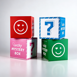 Caja de Embalaje de Papel con Impresión de Logotipo Personalizado, Laminación Mate, Grabado en Relieve, Reciclable, Caja Misteriosa Sorpresa para Marco de Fotos, Venta al Por Mayor - Product Image 1