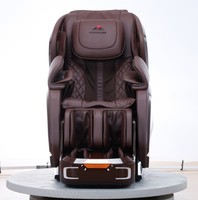 Fauteuil de massage 2D économique pour salon, ergonomique, chauffant, en cuir PU, 2026