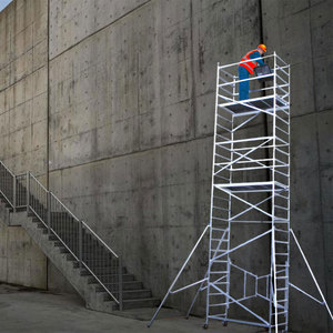 <span class=keywords><strong>3m</strong></span> 4m 6m 8m 10m 12m Roues multifonctionnelles Tour d'échafaudage mobile en aluminium pour la construction Bâtiment industriel - Product Image 3