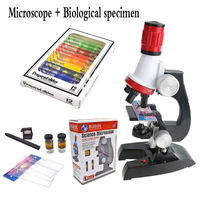 Kit Lab LED 100X400X1200X Home School Science Educational Toy Gift Refined Biological Microscope