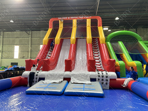 Glissière d'eau gonflable <span class=keywords><strong>de</strong></span> parc aquatique <span class=keywords><strong>de</strong></span> grands enfants mobiles extérieurs <span class=keywords><strong>de</strong></span> terrain <span class=keywords><strong>de</strong></span> jeu avec la piscine à vendre - Product Image 3