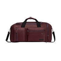 Sac de voyage en polyester de haute qualité, grande capacité, résistant à l'eau, avec poche pour articles mouillés, lavable en machine, sac de sport, sac à dos pour les voyages