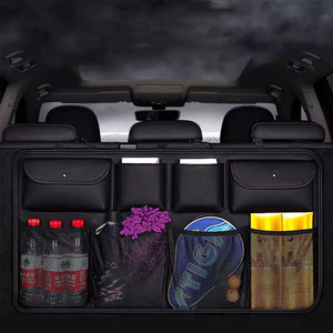 กระเป๋าหนังเบาะรถสำหรับเก็บของ<span class=keywords><strong>ภายใน</strong></span>รถกระเป๋าแขวนท้ายรถโลโก้ตามสั่ง - Product Image 2