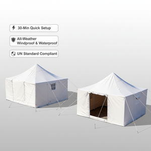 HOUMU Disaster Relief Double Four-Season Oxford Fabric Rapid-Setup <strong>Refugee</strong> Shelter and Emergency Hospital <strong>Tent</strong> - Product Image 1