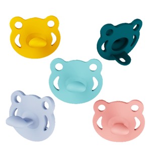 Sucette en silicone de qualité alimentaire en forme de pomme sans BPA pour bébé de 0 à 12 mois, jouet de dentition - Product Image 3