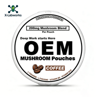 Poudre d'extrait de Crinière de Lion en Sachets, Vitamine C Sauvage, à Base de Plantes pour le Soutien Cognitif, CAN OEM Vente en Gros X Labworks