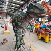 Costume de Velociraptor réaliste grandeur nature, tenue de dinosaure animatronique portable pour les événements de parcs à thème