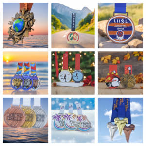 Médaille personnalisée sur le thème de l'amour pour la Saint-Valentin, événement sportif, compétition de couple, design romantique, antique/moderne, haute qualité - Product Image 5