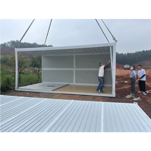 Contenedor plegable expandible hogar prefabricado envío plegado venta casas prefabricadas barato China Living precios contenedor plegable - Product Image 3