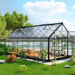 Serre en verre trempé de qualité supérieure, toit 4 mm, <span class=keywords><strong>mur</strong></span> rideau extérieur, solarium, mariages, événements, verre de sécurité haute résistance - Product Image 3