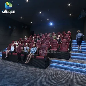 aantrekkelijke film film 4d 5d 6d rit 7d bioscoop simulator zitting voor entertainment