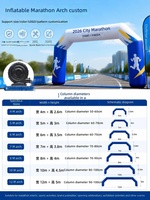 Arche gonflable imprimée en PVC imperméable de haute qualité et durable YTSF-D24 pour événements et courses en plein air