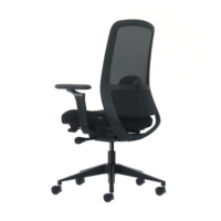 Chaise de bureau exécutive pivotante en maille, nouveau design unique, inclinable, ergonomique, rembourrée, confortable, pour l'étude, l'ordinateur et les jeux
