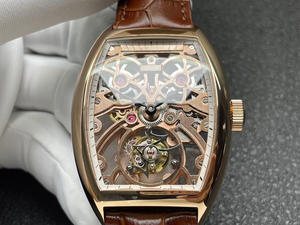 นาฬิกาอัตโนมัติคุณภาพสูงระดับพรีเมียม ดีไซน์หรูหรา หน้าปัดเรืองแสง ตัวเรือนทรงรี สายหนัง PU สไตล์สปอร์ต พร้อมปฏิทิน ฟูลฮิปฮอป - Product Image 2