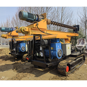 Drivers De Pilha Hidráulica De Esteira Máquina Fotovoltaica <span class=keywords><strong>Post</strong></span> Guardrail Solar Pile <span class=keywords><strong>Driver</strong></span> Preço da máquina - Product Image 6