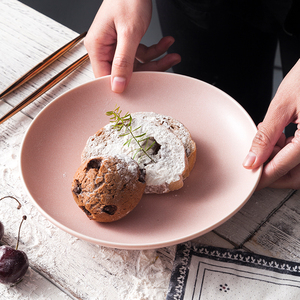 Traiteur Événements Partie Écologique Rose Mat Assiette Peu Profonde Multisize <span class=keywords><strong>Poterie</strong></span> Dîner Plateau Micro-ondes Utilisation <span class=keywords><strong>Alimentaire</strong></span> - Product Image 4