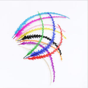 Plumas de Cola de Gallo Blanqueadas y Teñidas de 30-35cm (12-14 Pulgadas), de la Mejor Calidad, para Decoración de Espectáculos de Danza, Precio de Fábrica - Product Image 3