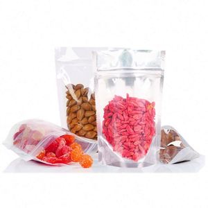 Sacs d'emballage promotionnels en plastique avec fermeture éclair, logo personnalisé, 12x20cm - Product Image 2