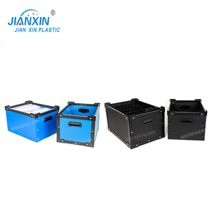 foldable corrugated plastic packing box/plastic corrugated board boxes
