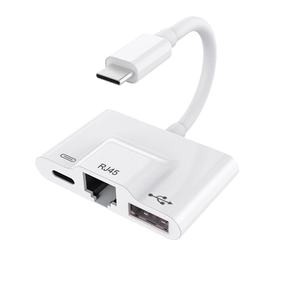 Carte réseau mac usbc vers <span class=keywords><strong>ethernet</strong></span> adaptateur lan Type C vers LAN adaptateur Gigabit <span class=keywords><strong>Ethernet</strong></span> RJ45 convertisseur LAN filaire pour ordinateur portable Android - Product Image 1
