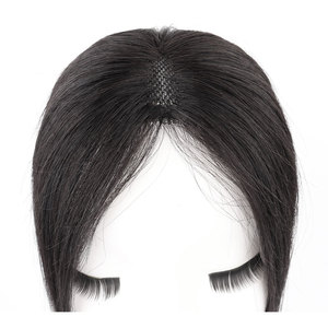 Bán buôn 9x9 t-loại tích hợp toupee cho phụ nữ chất lượng cao 10-inch Remy tóc con người Topper với lụa cơ sở đóng cửa - Product Image 5