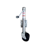 Pièces et accessoires de remorque en acier zingué de haute qualité, roue de jockey pivotante supérieure 800 lb pour bateau/caravane, pneumatique/solide