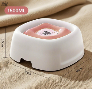 2025 nuevo precio barato boca antihúmeda Macaron Color estrella <span class=keywords><strong>de</strong></span> mar PP Material antisalpicaduras mascota gato y perro Universal flotante - Product Image 4