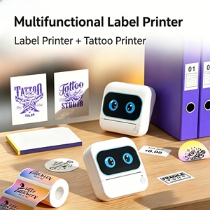 Mini Portable Thermal <b>Label</b> <b>Maker</b> Printer with for 58mm Paper 203dpi Resolution 1200mAh Battery - Product Image 5
