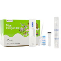 Test rapide d'antigène de Giardia canine, kit de diagnostic vétérinaire rapide GIA Ag pour la détection des excréments des animaux de compagnie