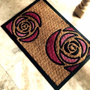 Alfombrillas de Bienvenida Tejidas de Fibra de Coco y Caucho Moldeado para Exteriores - Product Image 2