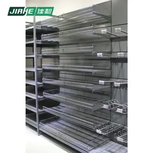 מתכת באיכות גבוהה מדפים יחידת קיר מדפים חנות חנות מדפים סופרמרקט מדפים - Product Image 4