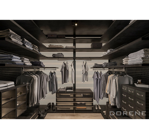 2024 dorene לוח מודרני mens בגדי נשים בגדים armoire גדול חדר שינה ריהוט ארונות למלתחה חדר שינה עץ - Product Image 4