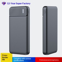 Power Bank Mini Ultra-Sottile in Plastica da 10000mAh, Uscita USB 10W, Logo Personalizzabile, Design Leggero e Sottile