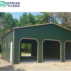 10x10 ánh sáng đôi thép nhà để xe thiết kế prefab kim loại xây dựng kết cấu thép thép nhà để xe Trần - Product Image 5