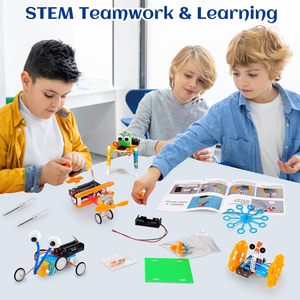 Ultimi Kit Robotici Fai-da-Te per Bambini, Kit per Esperimenti Scientifici STEM, Giocattoli Educativi STEM per Bambini - Product Image 4