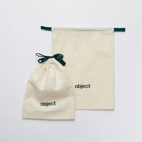 Saco de pó de lona de venda quente sacos de cordão de lona de algodão com logotipo personalizado