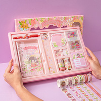 Carnet de notes et kit de scrapbooking 2026 Boce Cute Kawaii Girl avec autocollants, journal de dessins animés, cadeau de bienvenue, design créatif, coffret cadeau tendance